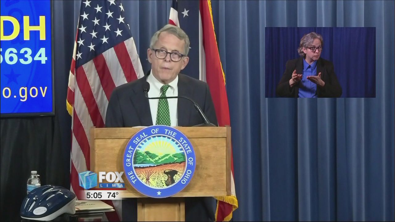 DeWine makes announcements about visitations and junior fair programs